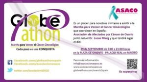 Mañana estaremos apoyando la marcha GLOBEATHON!